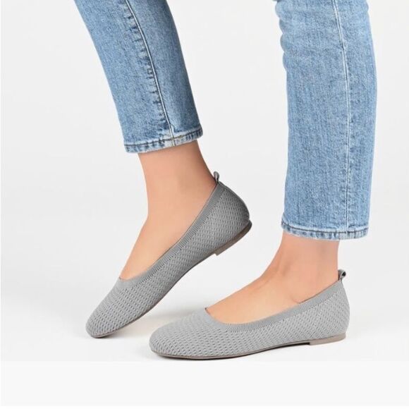 Journee Collection Tru Comfort Foam Ballet Flat Grey 6M - Picture 6 of 9